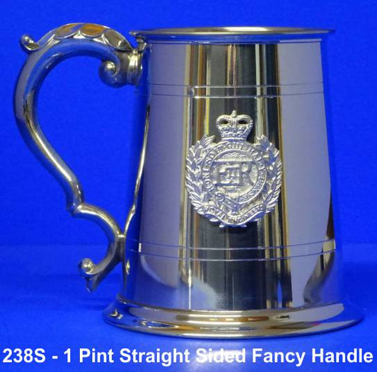PEWTER TANKARD 238S - 1 Pint Straight Sided Tankard