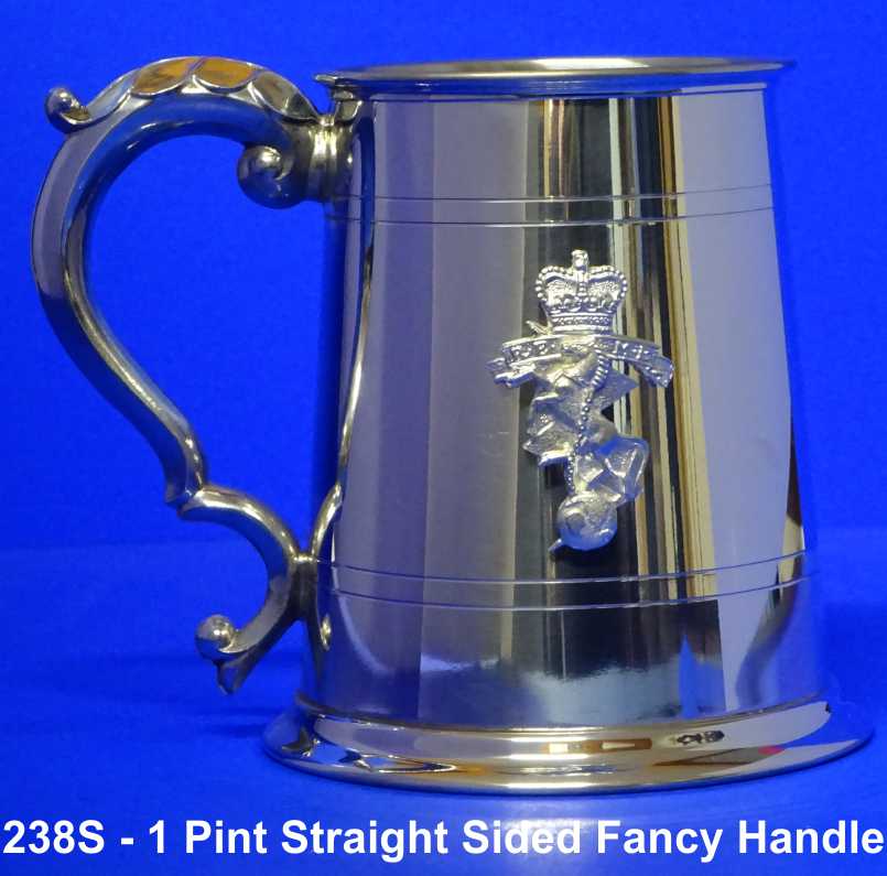 PEWTER TANKARD 238S - 1 Pint Straight Sided Tankard