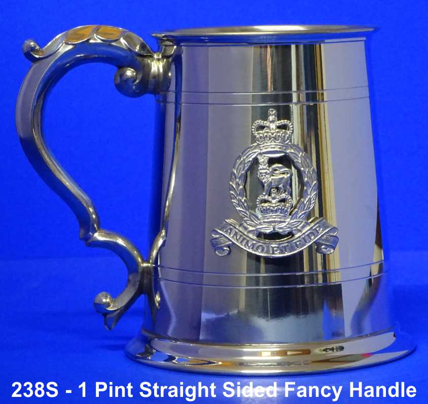 PEWTER TANKARD 238S - 1 Pint Straight Sided Tankard