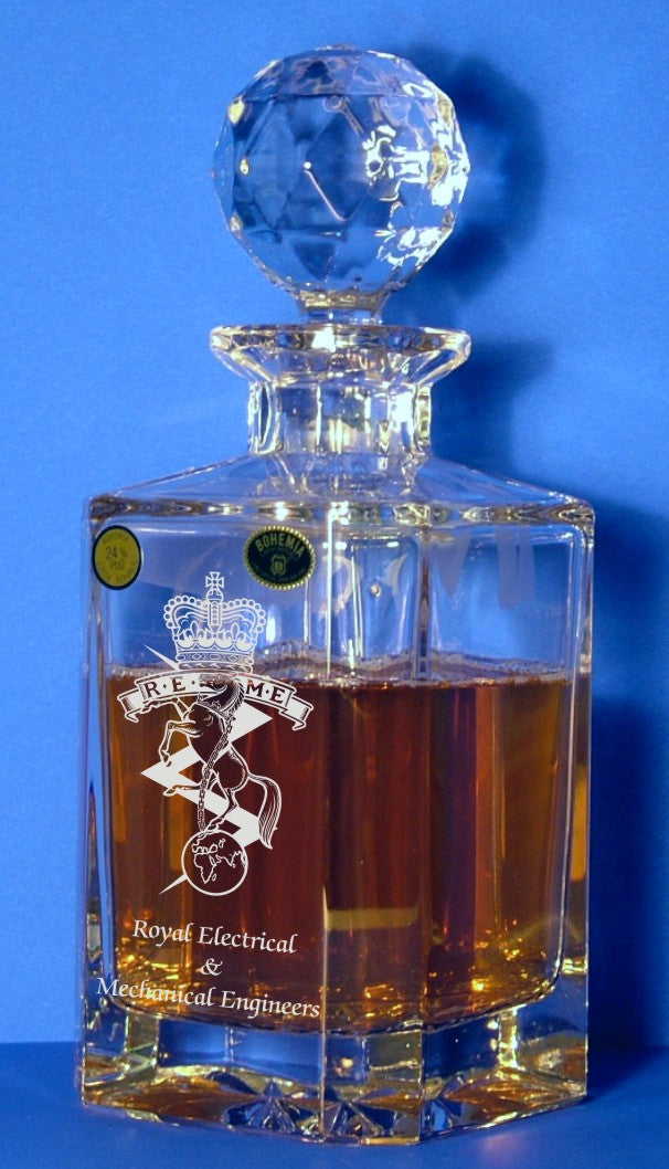 SQUARE DECANTER - Plain / Uncut on all 4 sides