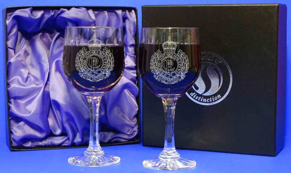 Wine (Large) Glasses/Goblets - Engraved