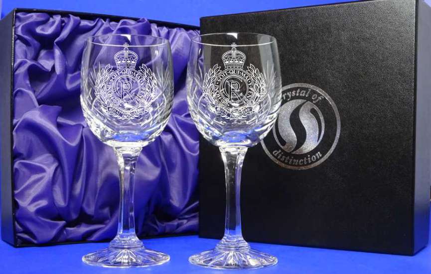 Red Wine Glasses - Engraved