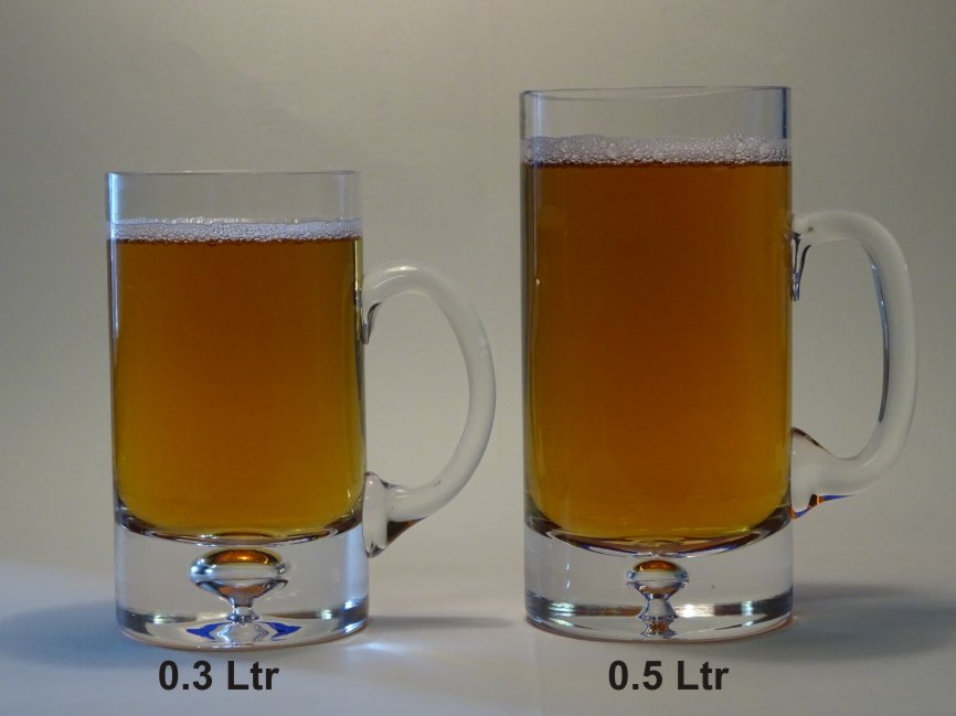 HORIZON Bubble in Base Tankard - 300ml or 500ml