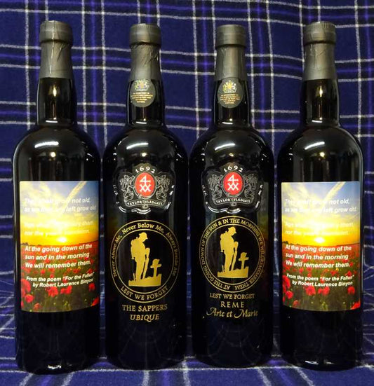 LEST WE FORGET - ENGRAVED REMEMBRANCE PORT