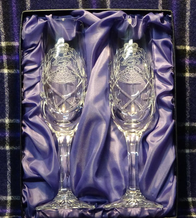 Flute Champagne Glasses - Engraved