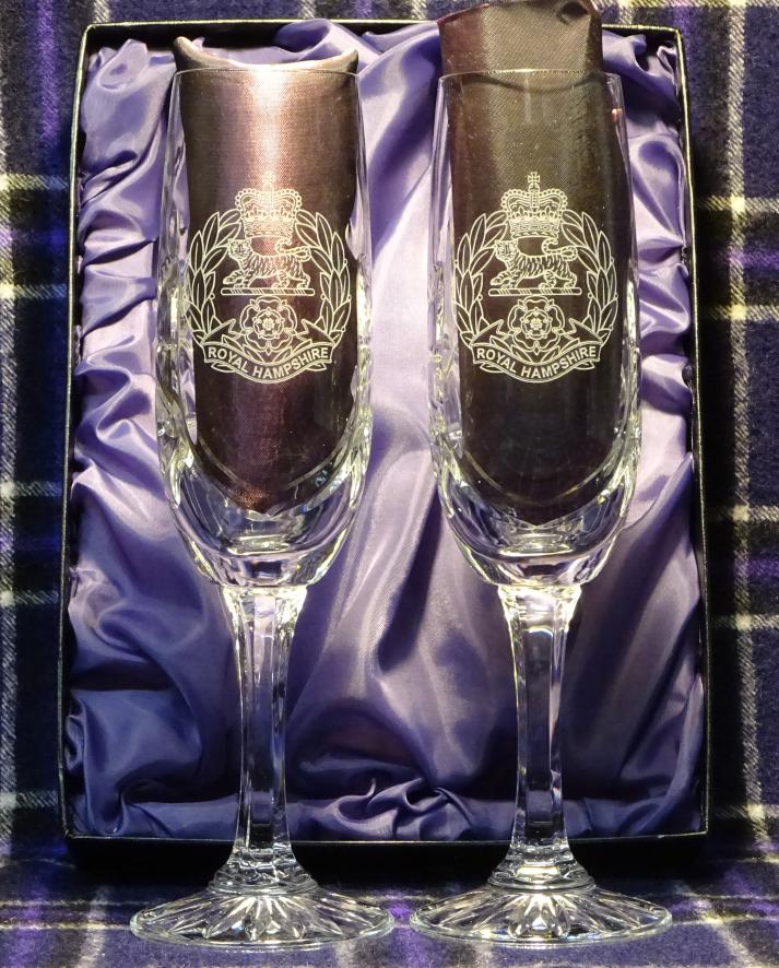 Flute Champagne Glasses - Engraved