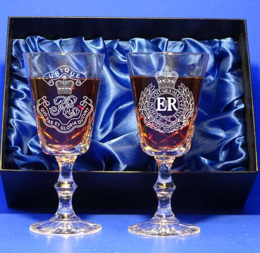 WINDSOR LARGE PORT GLASSES (PAIR) IN PRESENTATION BOX